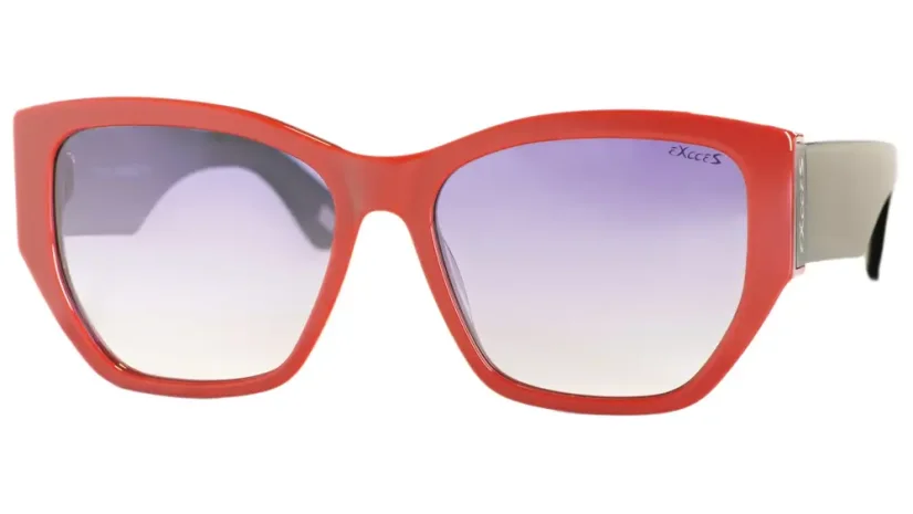 Dámské sluneční brýle EXCCES Polarized EX668-C03 -červená/černá