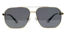 Pánské sluneční brýle EXCCES Polarized EX672-C03 - zlatá/černá