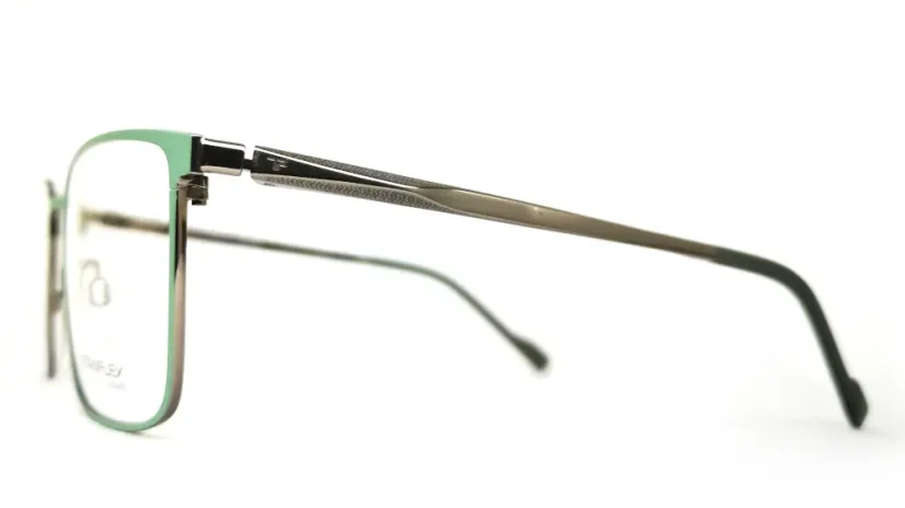 Brýlová obruba TITANFLEX 820950 40 - zelená/kovová/šedá