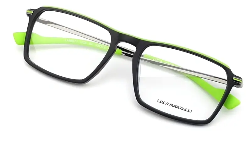 Pánská brýlová obruba Luca Martelli Sport Collection LMS 021 col.04 černá-zelená