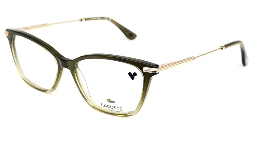 Dámská brýlová obruba Lacoste L2961 201 - zelená/zlatá