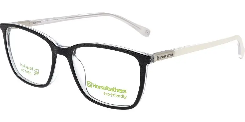 Dámská (junior) brýle HORSEFEATHERS 3004 c1 - černá/bílá/šedá