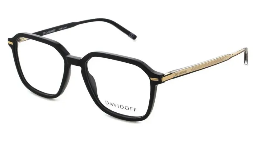 Pánská brýlová obruba Davidoff DAP111 01 - černá/zlatá