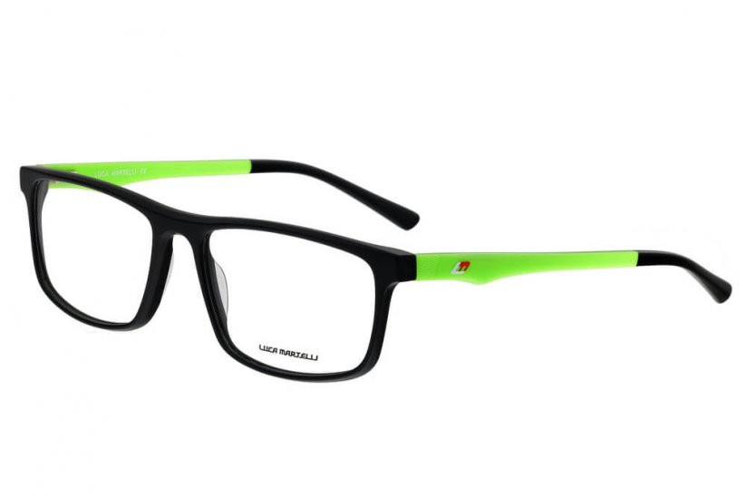 Pánská brýlová obruba Luca Martelli Sport Collection LMS 038 c1 černá