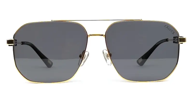 Pánské sluneční brýle EXCCES Polarized EX672-C03 - zlatá/černá