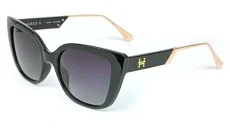 Dámská sluneční brýle s polarizačním filtrem HARES HA5852 C1 - černá/zlatá