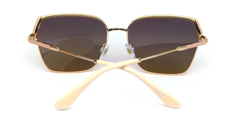 Dámské sluneční brýle EXCCES Polarized EX660 c04 - zlatá/bílá/béžová