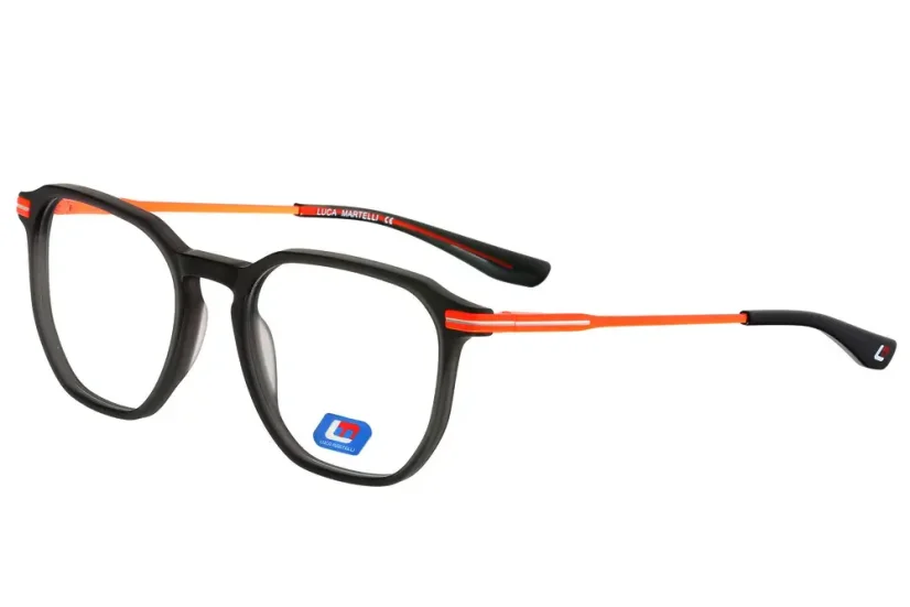 Pánská brýlová obruba Luca Martelli Sport Collection LMS 044 c6 - šedá, oranžová