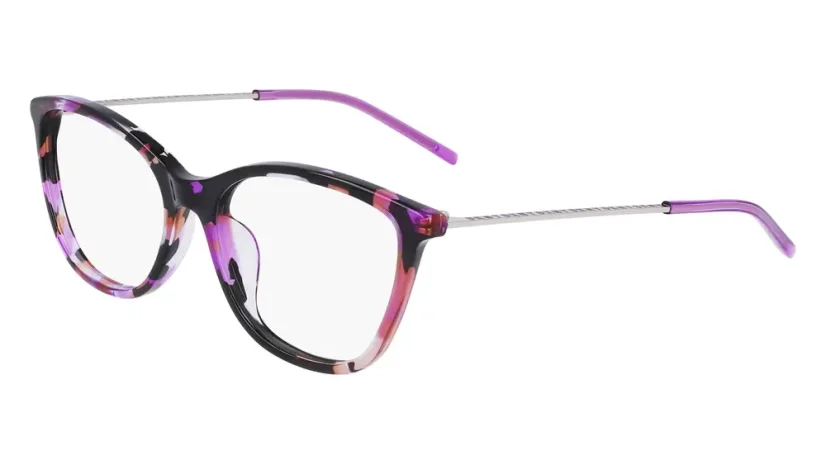 Dámská brýlová obruba DKNY DK7009 261 - černá/fialová/růžová/stříbrná