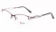Dámská dioptrická brýle (vázaná, poloráměček) Eleven EL1697 C2 - černá/růžová