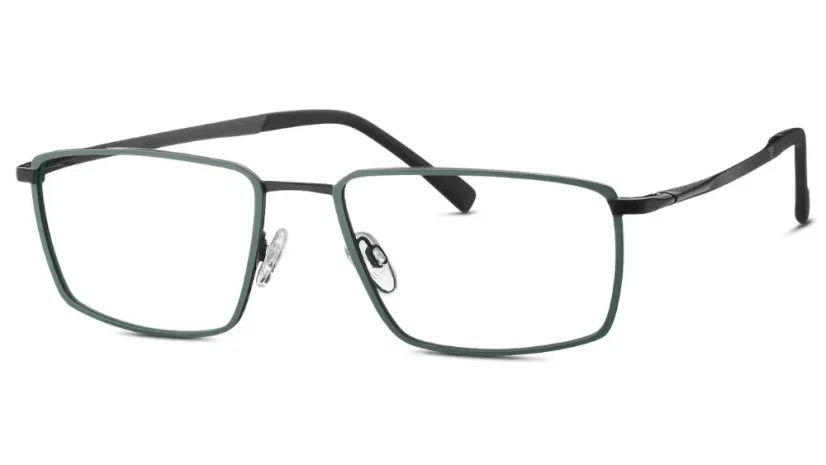Pánská brýlová obruba ESCHENBACH TITANFLEX 820872 14 - zeleno-šedá/černá