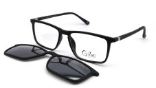 Cooline 057 black-silver mirror 2V1 51-17-142 + clip-on