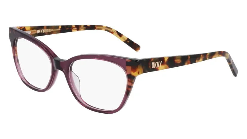 Dámská brýlová obruba DKNY DK5058 505 - hnědá (havana)/fialová