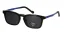 Dětská brýle se slunečním polarizačním klipem (2v1) Cooline 190 c7 black/green - černá/zelená/modrá