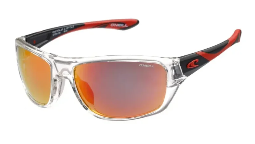 Sportovní sluneční brýle O'NEILL ONS DEEPCURRENT-2.0 C.113P - čirá/černá/červená