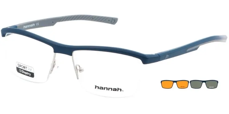 Pánská sportovní brýlová obruba HANNAH clip-on 6708 TR3