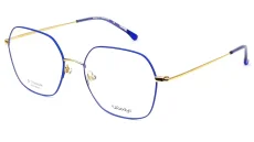 Dámská brýlová obruba Woodys 241008 QUEEN 03 - modrá/zlatá Dámská brýlová obruba Woodys 241008 QUEEN 03 - modrá/zlatá