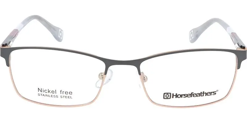Junior brýlová obruba HORSEFEATHERS 3303 c2 - šedá/zlatá/bílá