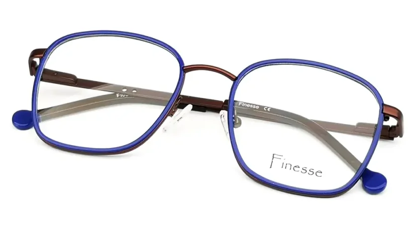 Dioptrické brýle Finesse FI031 Col. 01 - modrá/hnědá