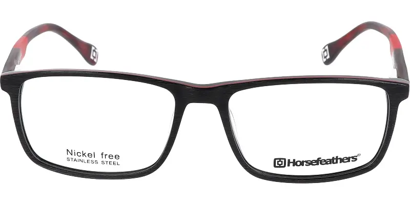 Pánská brýlová obruba HORSEFEATHERS 3790 c5 - černá/červená