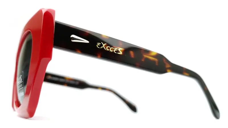 Dámské sluneční brýle EXCCES Polarized EX685-C02 - červená/hnědá