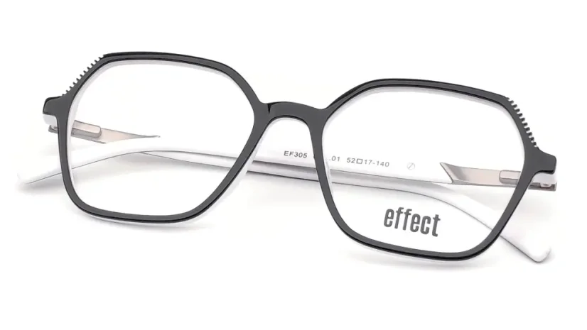 Dámská brýlová obruba Effect EF305 Col. 01 - černá/bílá