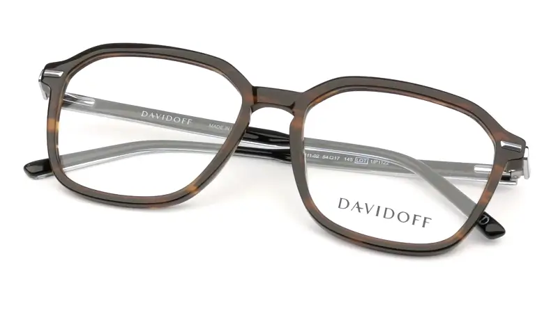 Pánská brýlová obruba Davidoff DAP111 02 - hnědá/kovová