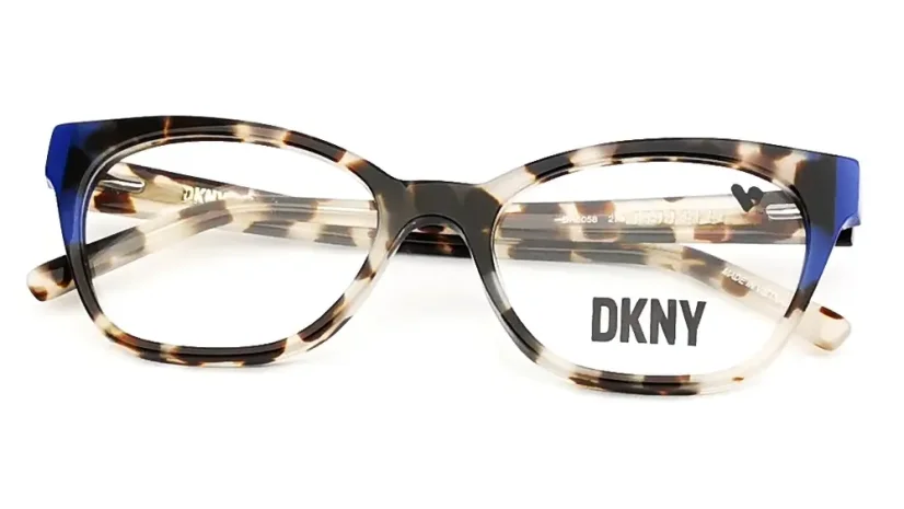 Dámská brýlová obruba DKNY DK5058 275 - hnědá/čirá/modrá