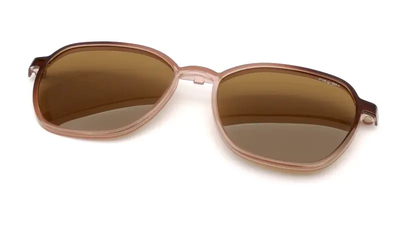Oolarizační sluneční klip Eleven ELE7870 C1 - řůžová, hnědé zabarvení