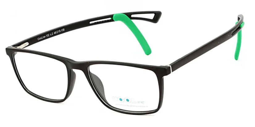 Dětská brýlová obruba Cooline 102 c2 - black/green
