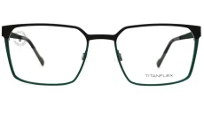 Pánská brýlová obruba TITANFLEX 820947 17 - černá/tyrkysová