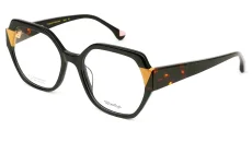 Dámská brýlová obruba Woodys 240901 SAOYE 01 - černá/béžová/hnědá