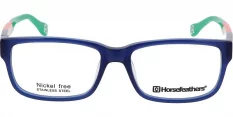 Junior brýlová obruba HORSEFEATHERS 3813 c2 - modrá/oranžová/zelená