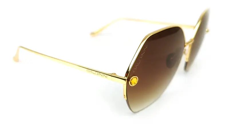 Dámské sluneční brýle BALDININI 18KT BLD2430 MGF 602 - zlatá