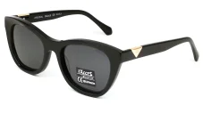 Dámské sluneční brýle EXCCES Polarized PLYTA EX728AC C01 - černá/zlatá