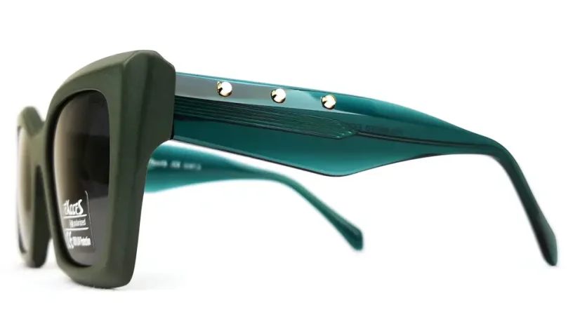 Dámské sluneční brýle EXCCES Polarized EX727AC C03 - khaki/zelená