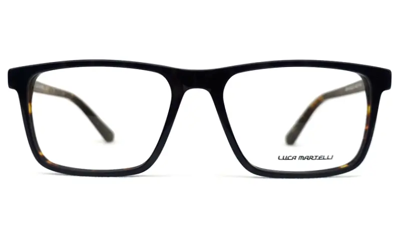 Pánská brýlová obruba Luca Martelli LM2190 COL. 01 - tmavě modrá/hnědá