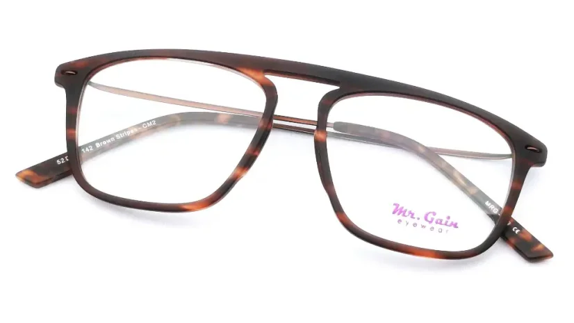 Pánská brýlová obruba Mr. Gain MRG-069 brown - hnědá