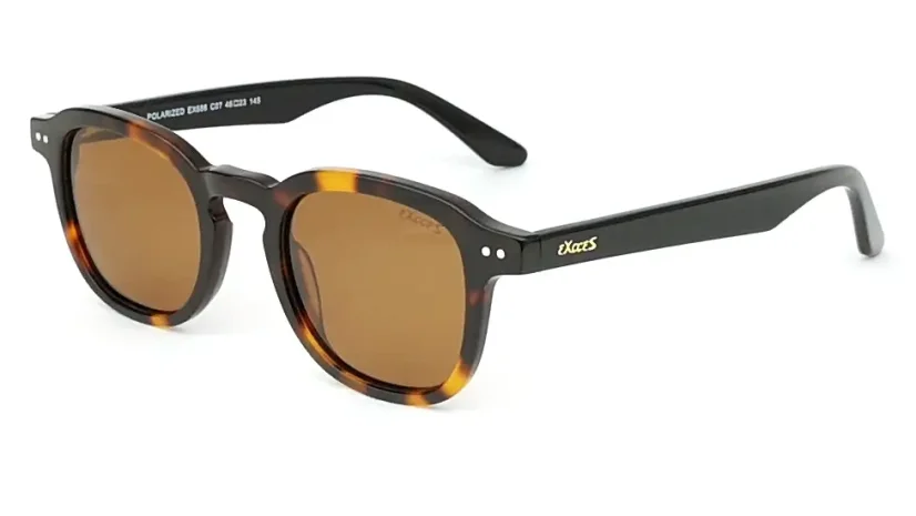 Unisex sluneční brýle EXCCES polarized EX686-C07 - hnědá/medová