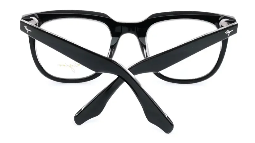 Brýlová obruba se slunečním polarizačním klipem (2v1) Rigiro RGR-23030 c5 black/crystal