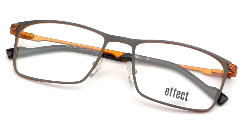 Pánská brýlová obruba Effect EF316 col.04 - černá/oranžová