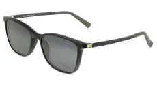 Dioptrické brýle se slunečním polarizačním klipem (2v1) CRH-Brillen 0-50911 - černá