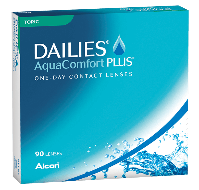 DAILIES™ AquaComfort™ Plus Toric - Velikost balení: 90 ks