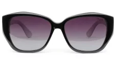 Dámská sluneční brýle s širokou stranicí, polarizací a gradálem EXCCES EX651 c.01 - černá/šedá