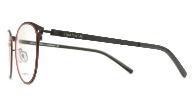 Titanová brýle Luca Martelli TITANIUM LM2195 COL.03 - černá/vínová