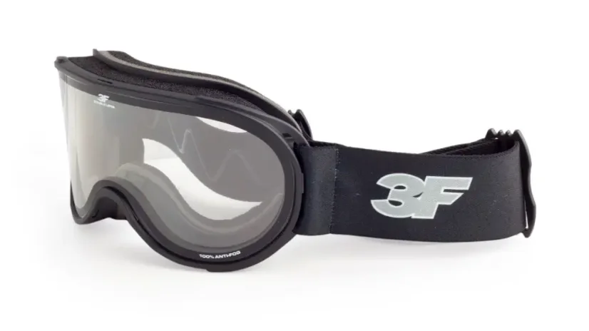 Lyžařské brýle 3F Trace junior 1976Ws - černá, zabarvení CAT.0 (čiré)