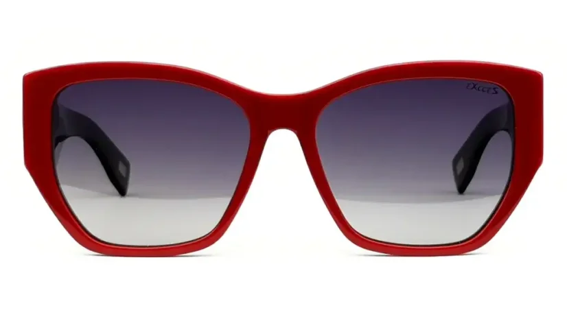 Dámské sluneční brýle EXCCES Polarized EX668-C03 -červená/černá