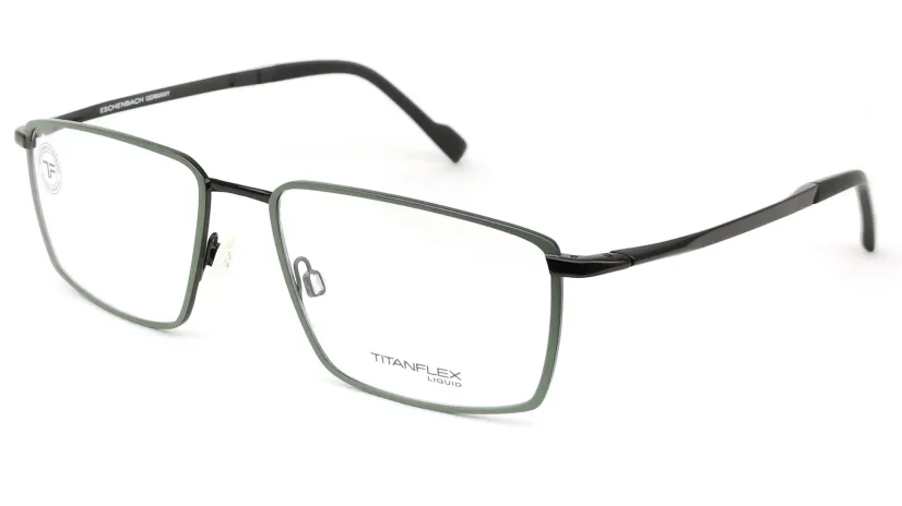 Pánská brýlová obruba ESCHENBACH TITANFLEX 820872 14 - zeleno-šedá/černá