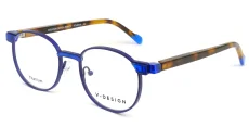 Brýlová obruba V.DESIGN VD6113 Daniel BL - modrá/hnědá