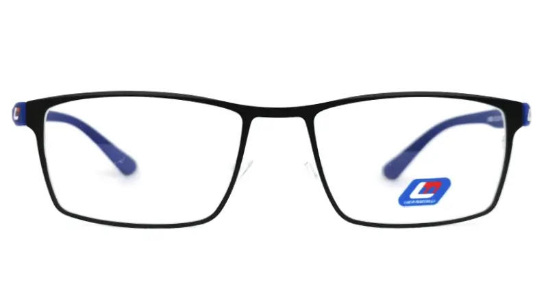 Pánská brýlová obruba Luca Martelli Sport LMS024 Col. 06 - černá/modrá/bílá